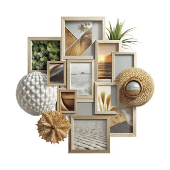 magnificent traditional Photo Collage Template Multi Frame Cutout professional png