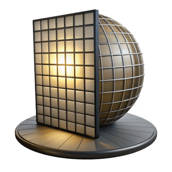 dramatic contemporary Photography Lighting Grid Cutout high resolution png