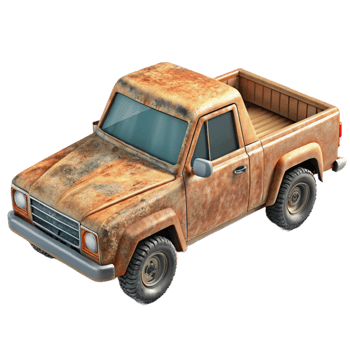 extraordinary abstract Pickup Truck with Bed Liner Cutout original png