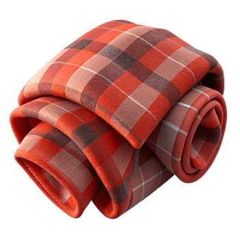 beautiful abstract Plaid Wool Blanket Folded Cutout Transparent Background png