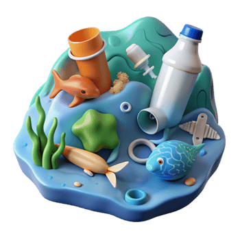 magnificent classic Plastic Pollution Ocean Waste Problem high quality png
