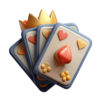 extraordinary minimalist Poker Hand with Royal Flush Cutout high quality png