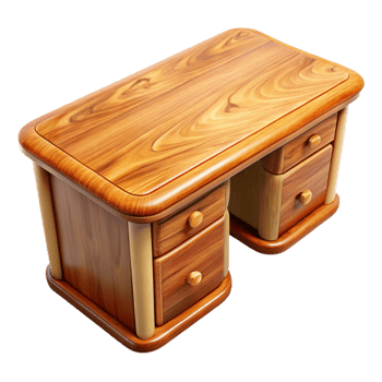magnificent abstract Polished Maple Wood Desk Top View genuine png