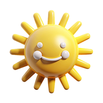 extraordinary rustic Positive Thinking Sun Icon Yellow Gradient Cutout authentic png