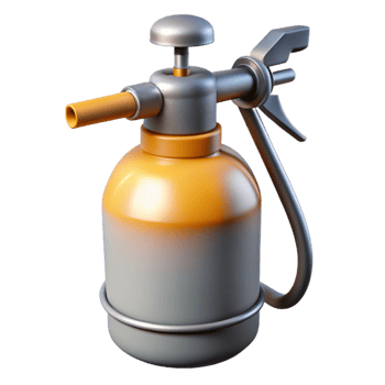 extraordinary traditional Precision Sprayer in Action Side View Isolated genuine png