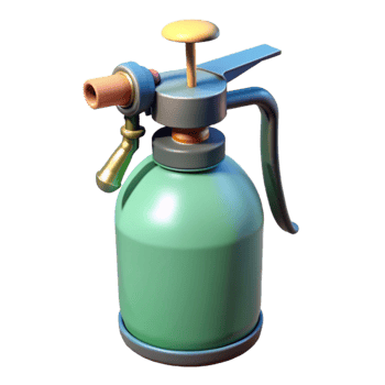 beautiful rustic Precision Sprayer in Action Side View Isolated professional png