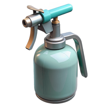vibrant contemporary Precision Sprayer in Action Side View Isolated premium png