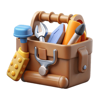 vibrant contemporary Preservation Tools Transparent Background Isolated Set premium png