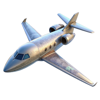 stunning creative Private Jet in Flight Transparent Background authentic png