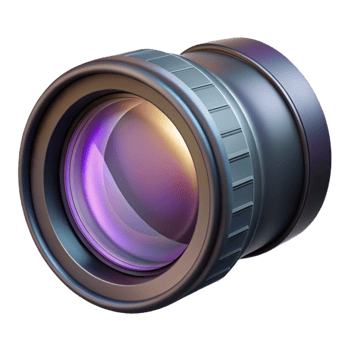 stunning classic Professional Camera Lens Close Up Isolated high resolution png