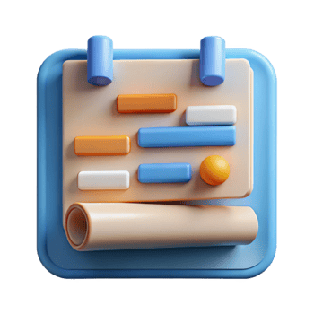 stunning minimalist Project Management Icon Gantt Chart Cutout genuine png