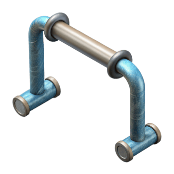 wonderful modern Pull Up Bar Metal Grip Detail Transparent png