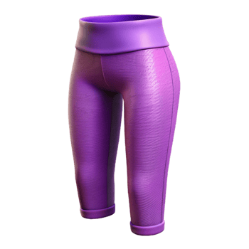 extraordinary modern Purple Yoga Pants Side View Isolated professional png