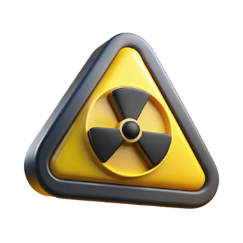 wonderful modern Radiation Warning Sign Yellow with Black Trefoil Isolated high resolution png