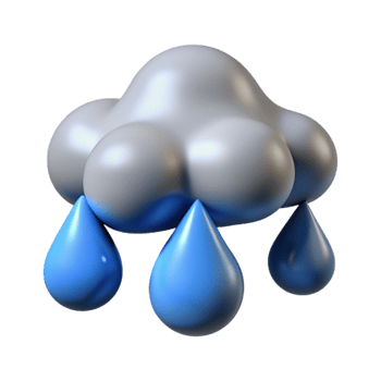extraordinary traditional Raindrops Falling Cutout Element png