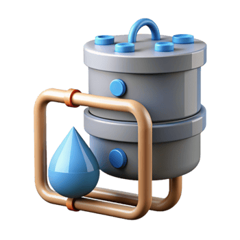 impressive artistic Rainwater Harvesting System Diagram Cutout professional png