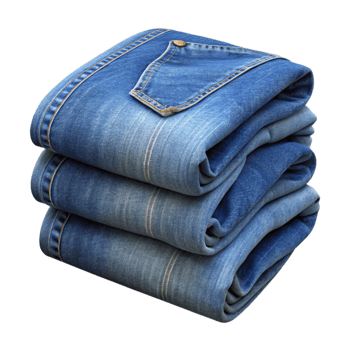 impressive rustic Recycled Denim Jeans Folded Cutout genuine png