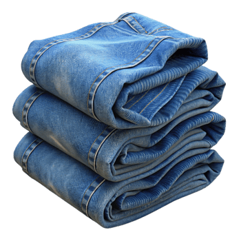 extraordinary traditional Recycled Denim Jeans Folded Cutout high resolution png
