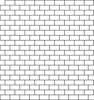 white brick wall background. Seamless surface pattern design with blocks. Bricks cladding wall. Repeated white stones ornament background. Walling wallpaper. vector