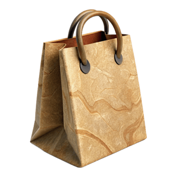 magnificent classic Recycled Paper Shopping Bag Handles Transparent Background genuine png
