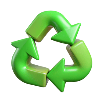 impressive vintage Recycle Symbol Green Arrows Transparent Background exclusive png