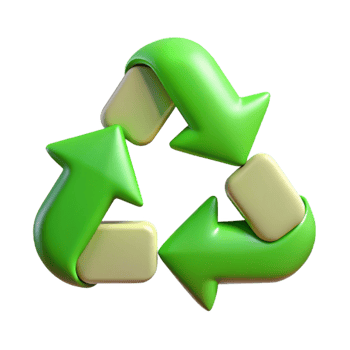 extraordinary rustic Recycling Symbol Green Arrows Eco Friendly Cutout professional png
