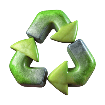 magnificent classic Recycling Symbol Hand Drawn Style Transparent Background high quality png