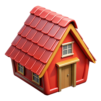 wonderful abstract Red Barn Roof Element detailed png