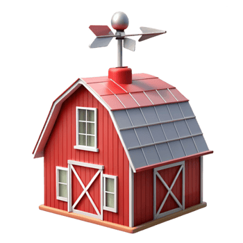 stunning artistic Red Barn Weathervane Transparent Background genuine png