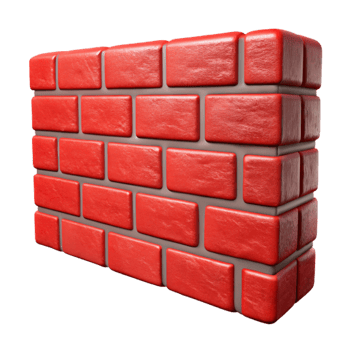 extraordinary minimalist Red Brick Wall Texture Isolated Element high quality png