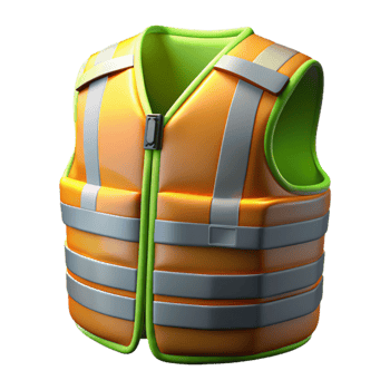 dramatic vintage Reflective Vest for Cycling Night View Cutout professional png