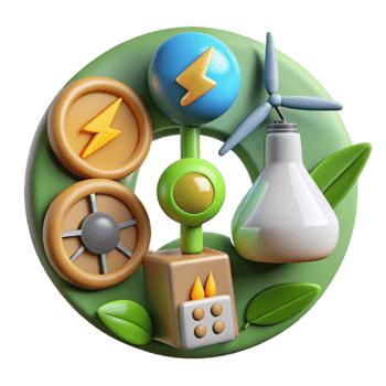 stunning modern Renewable Energy Symbols Collection Transparent Background original png