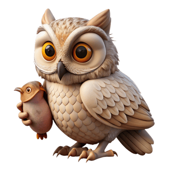 wonderful contemporary Rescued Owl with Prey Transparent authentic png