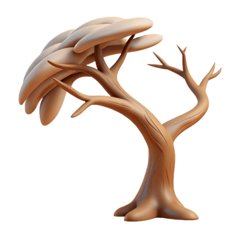 wonderful contemporary Resilience Concept Bent Tree Illustration professional png