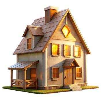 extraordinary traditional Restored Farmhouse Bright Sunlight Transparent Background genuine png