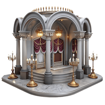 impressive traditional Restored Mansion Ballroom Elegant Decor Transparent Background professional png