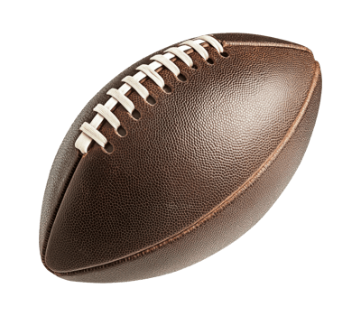 Brown american football ball png