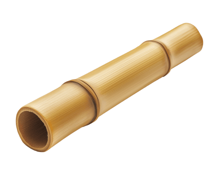 Piece of a bamboo trunk png