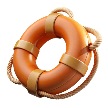 impressive rustic Retro Life Preserver with Rope Detail Cutout original png