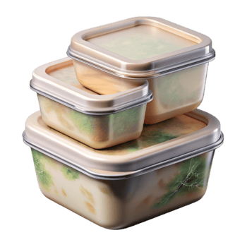 magnificent classic Reusable Food Containers with Clear Lids Transparent authentic png
