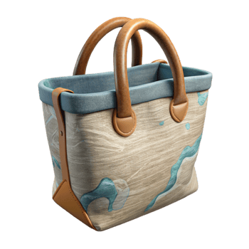 beautiful classic Reusable Shopping Tote Bag Canvas Material high resolution png