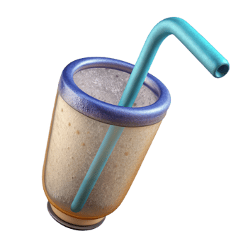 extraordinary creative Reusable Straws Glass Bent Shape Isolated detailed png