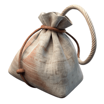 beautiful contemporary Reusable Tea Bags Cotton Drawstring Cutout detailed png