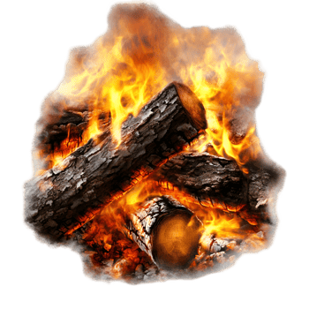 Shocking Horrible Flames Fire Explosion Transparent Background png