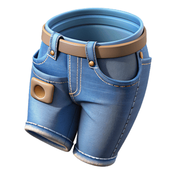 wonderful vintage Ripped Jeans Pocket Detail Transparent Background authentic png