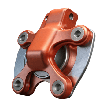 vibrant vintage Road Bike Front Brake Caliper Close Up original png