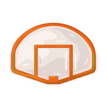 Illustration of Basketball Backboard vector