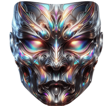 Futuristic Cybernetic Face png