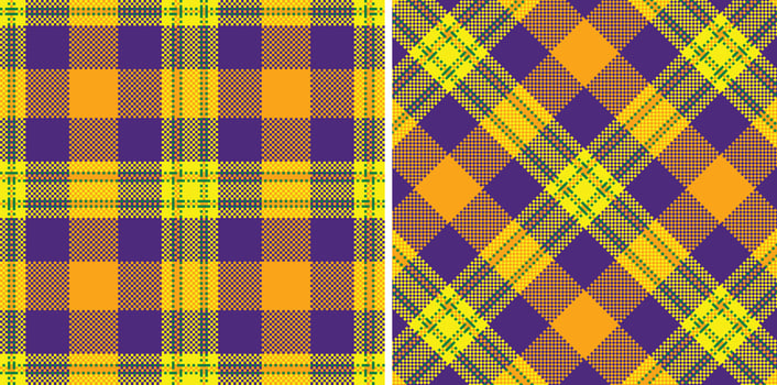 Spring Seamless Madras Plaid featuring Muted Emerald Green and Pale Yellow Textile Design vector