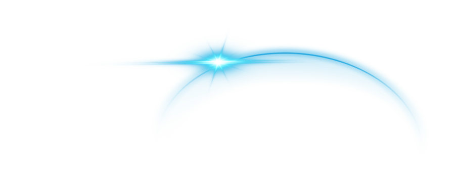 The edge of a blue solar eclipse on transparent background. Blue eclipse for product advertising, natural phenomena, horror concept and others. . png